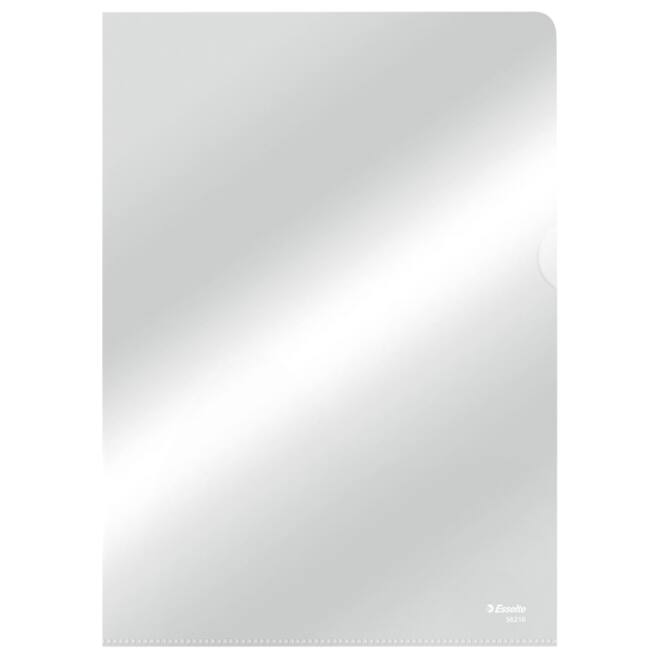 Insteekmap L-model Esselte standaard copy safe 0.11mm PP A4 transparant 10 stuks