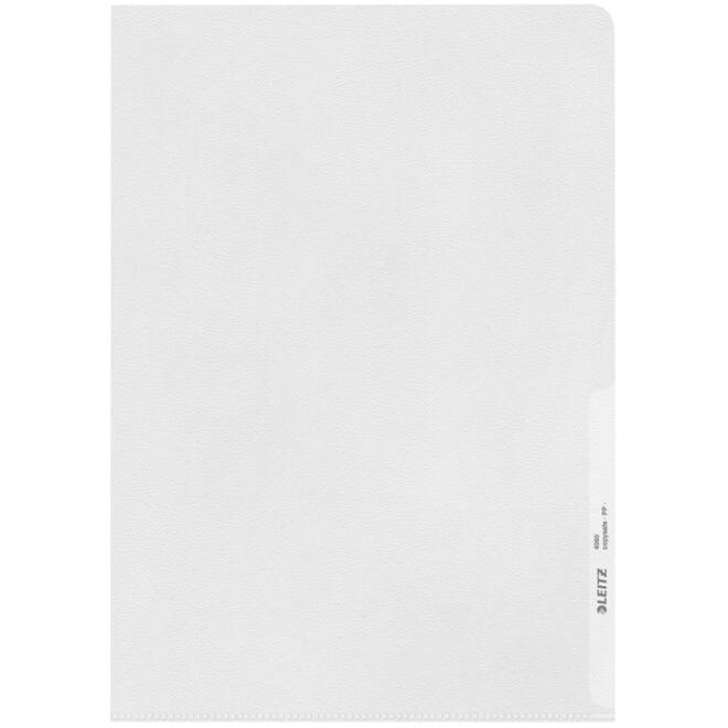 Insteekmap L-model Leitz Premium copy safe 0.17mm PP A4 transparant 100 stuks