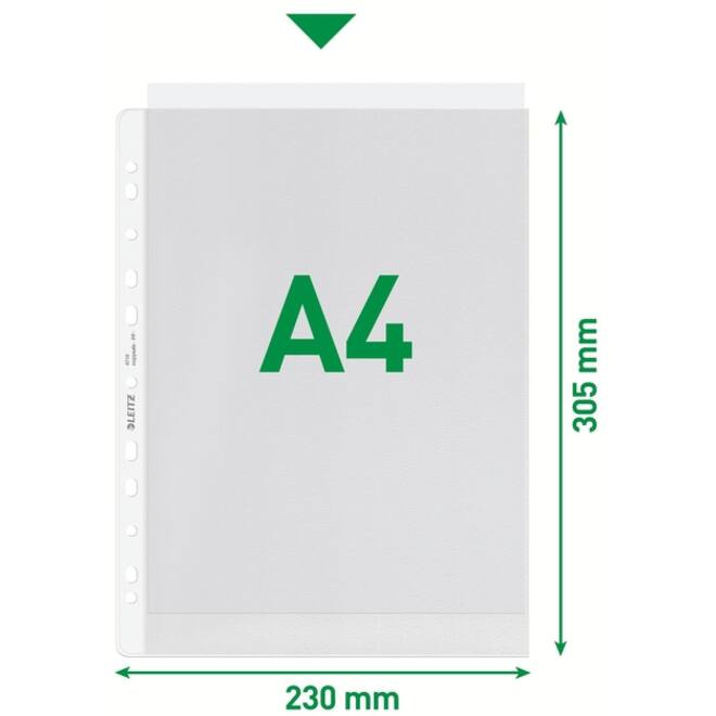 Showtas Leitz Premium copy safe 0.13mm PP A4 100 stuks