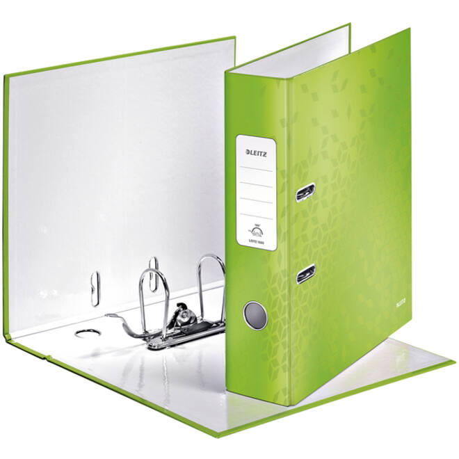 Ordner Leitz Wow 180° gelamineerd 85mm A4 groen