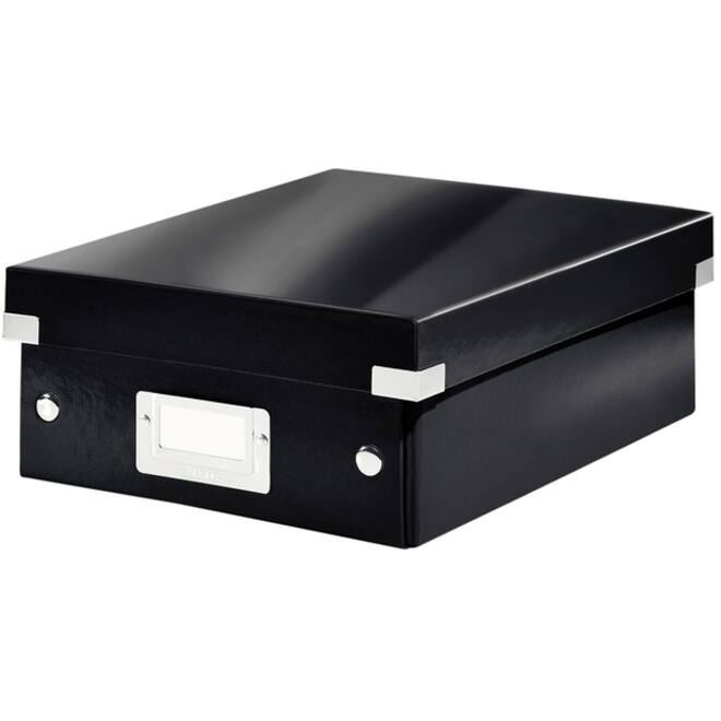 Sorteerbox Leitz WOW Click & Store 220x100x282mm zwart