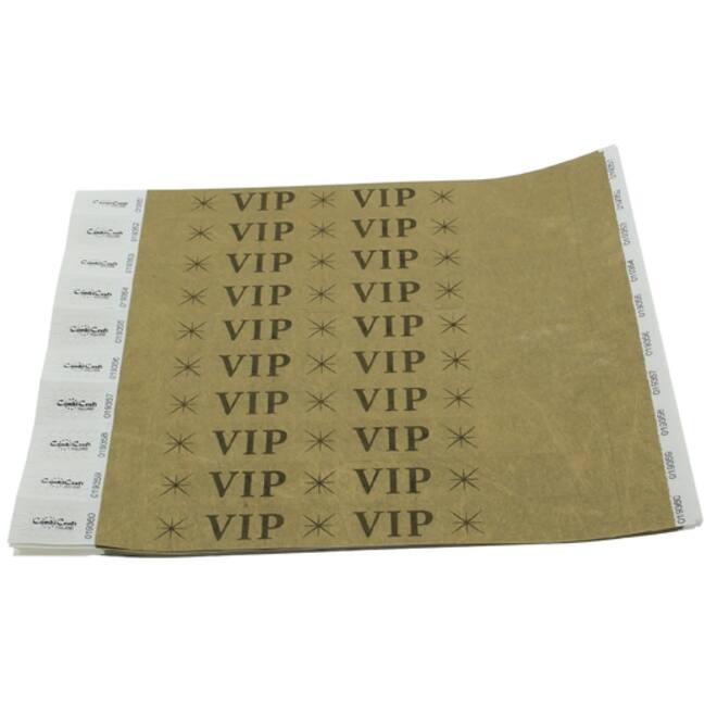 Polsbandje CombiCraft met opdruk VIP wit