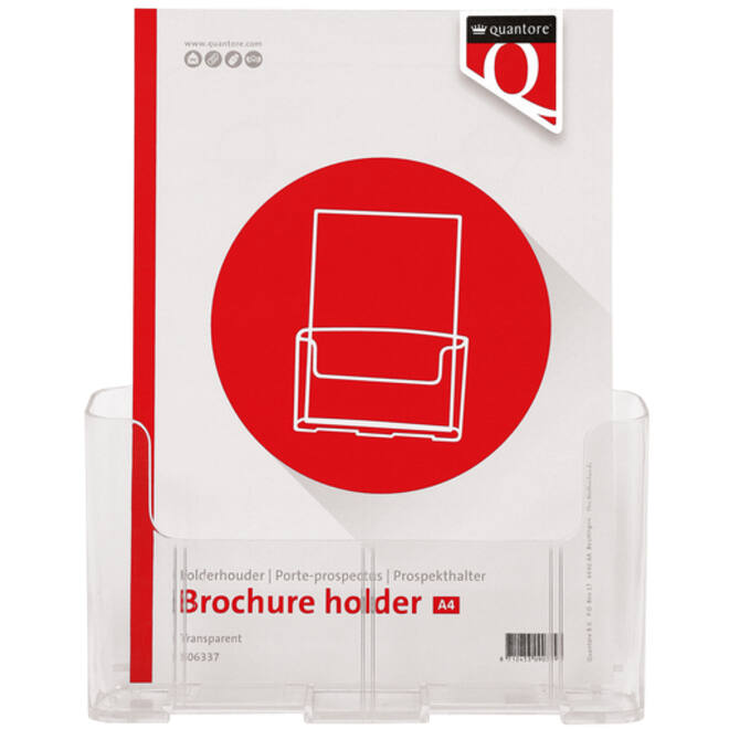 Folderhouder Quantore A4 transparant