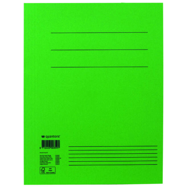 Dossiermap Quantore A4 300gr groen