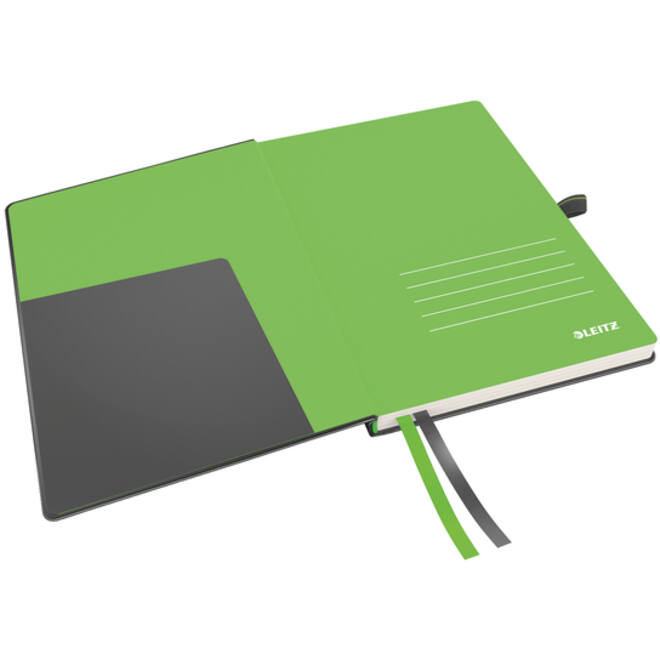 Notitieboek Leitz Complete A5 160blz 100gr lijn zwart