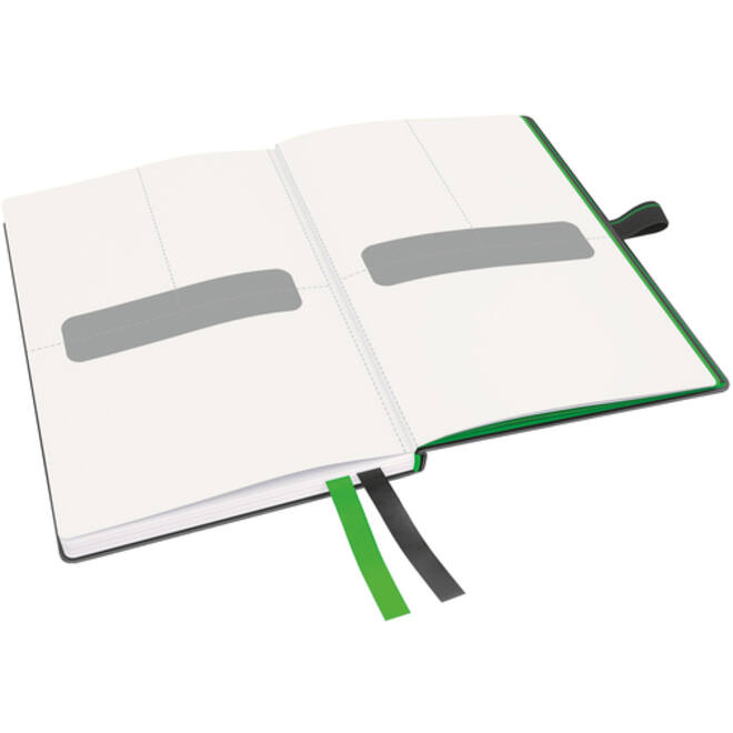 Notitieboek Leitz Complete A6 lijn 160 pagina's 100gr zwart