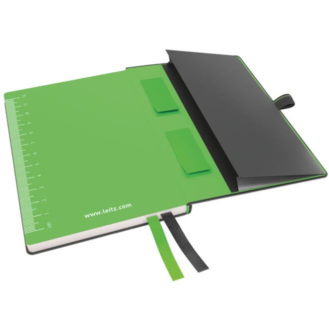 Notitieboek Leitz Complete A6 lijn 160 pagina's 100gr zwart