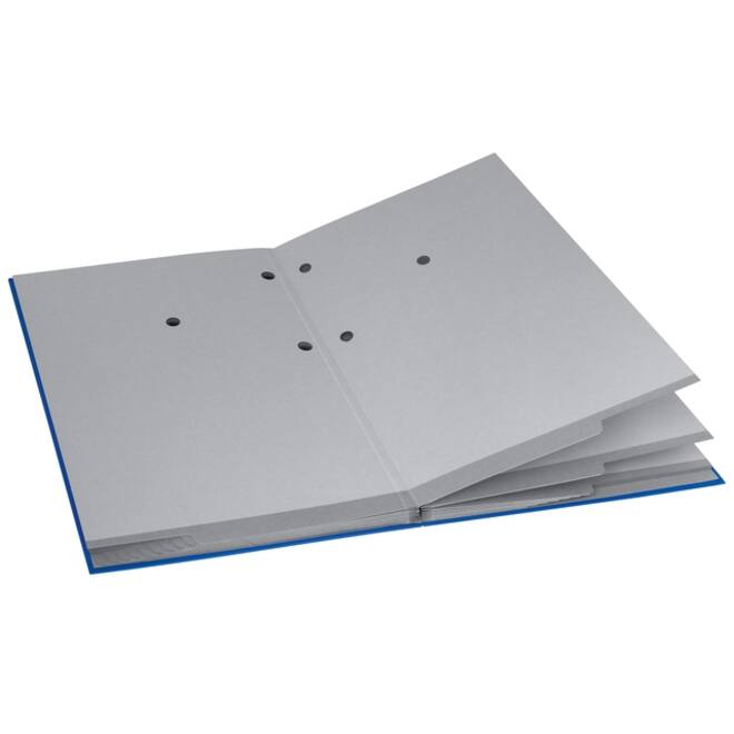 Vloeiboek Esselte karton 20 tabbladen blauw