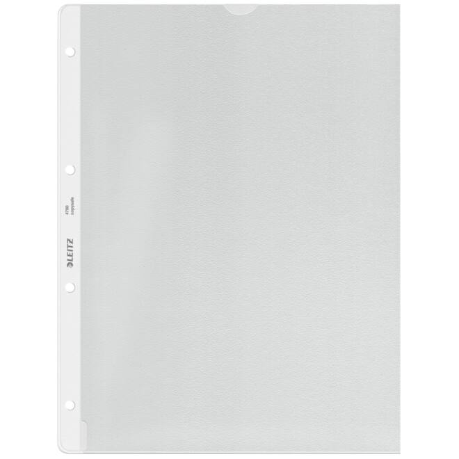 Showtas Leitz Premium met uitsnede copy safe 0.13mm PP A4 transparant 100 stuks