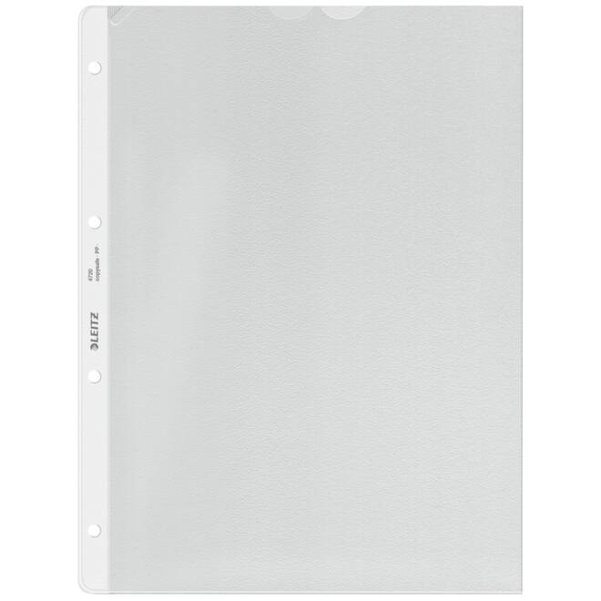Showtas Leitz Premium copy safe 0.13mm 4-gaats PP A4 transparant 100 stuks