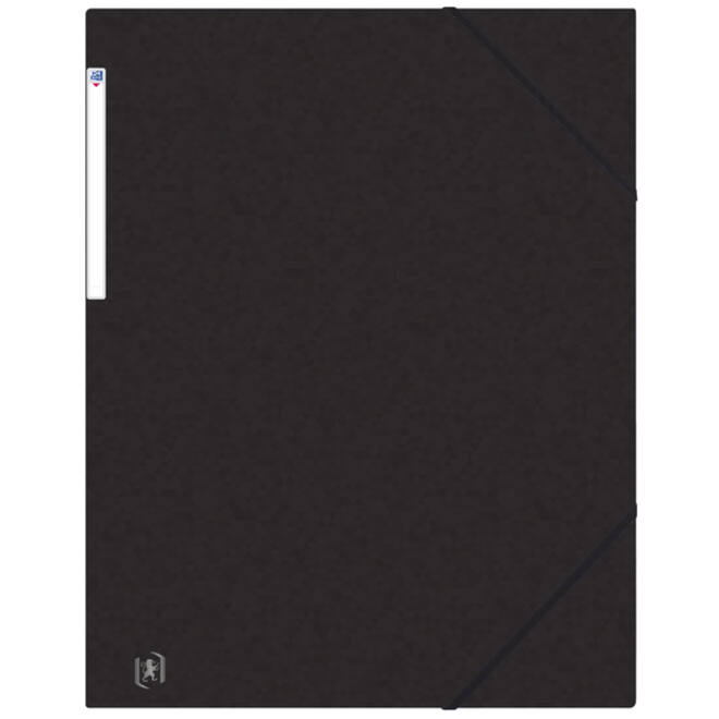Elastomap Oxford Top File+ A3 3 kleppen 390gr zwart