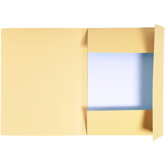 Dossiermap Exacompta Forever A4 3 kleppen 280gr ivoor