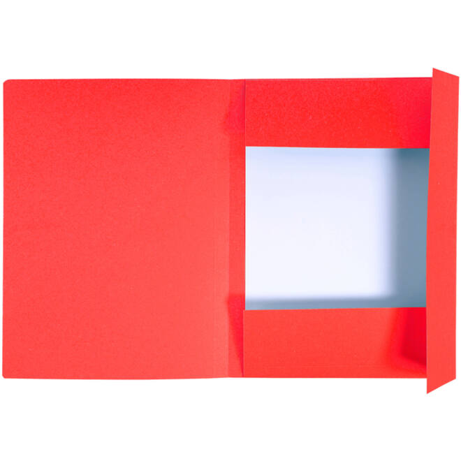 Dossiermap Exacompta Forever A4 3 kleppen 280gr rood