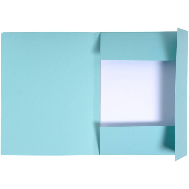 Dossiermap Exacompta Forever A4 3 kleppen 280gr blauw