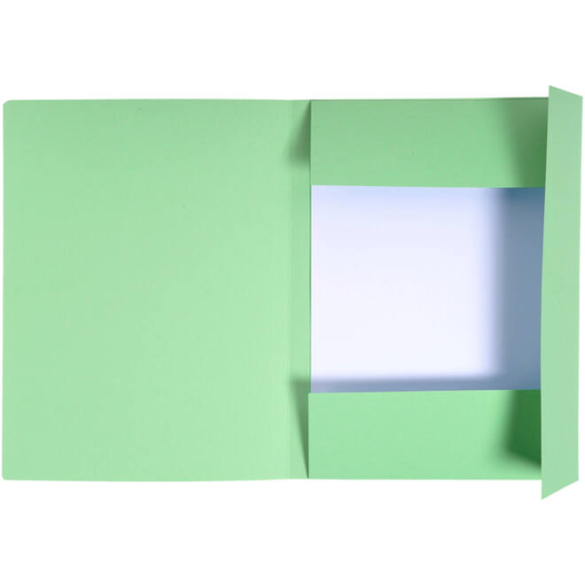 Dossiermap Exacompta Forever A4 3 kleppen 280gr groen