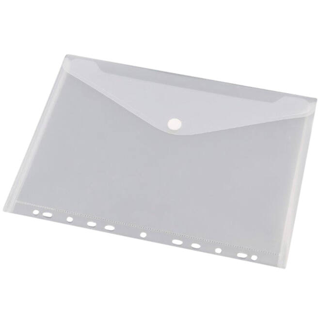 Enveloptas HF2 A4 240x310mm 11-gaats PP transparant wit