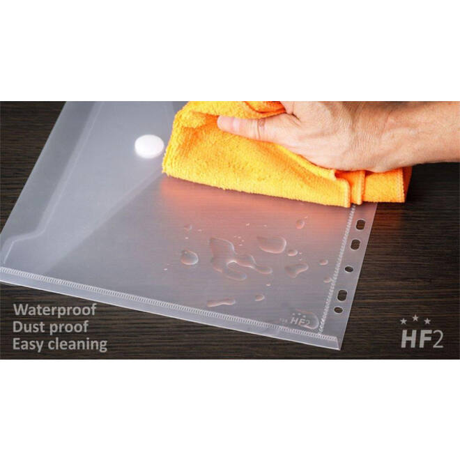 Enveloptas HF2 A4 240x310mm 11-gaats PP transparant wit