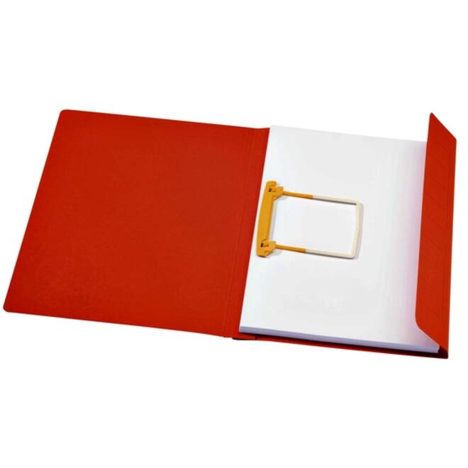 Clipmap Secolor A4 100% gerecycled karton 250gr rood verpakt per 50 stuks