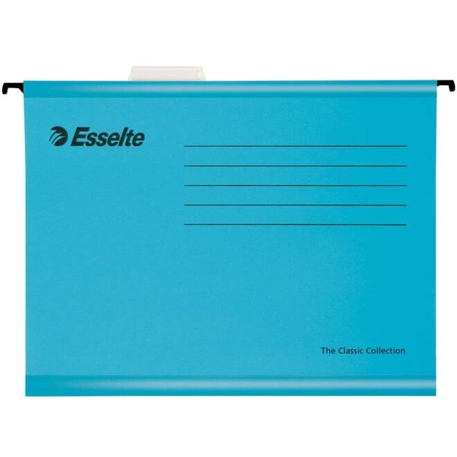 Hangmap Esselte Classic A4 V-bodem 345x240mm blauw