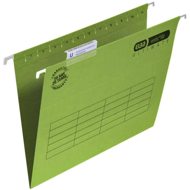 Hangmap Elba Verticfile Ultimate A4 V bodem groen