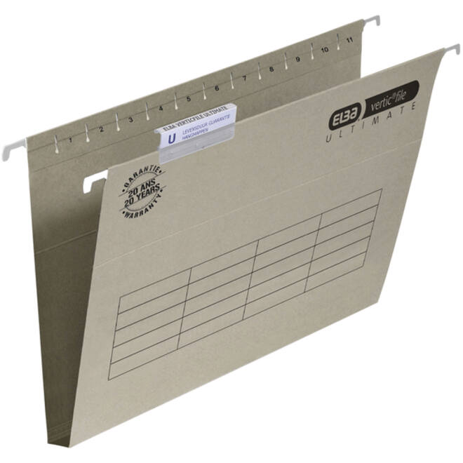 Hangmap Elba Verticfile Ultimate folio 30mm grijs