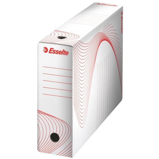 Archiefdoos Esselte Boxy 80mm 250x352mm wit