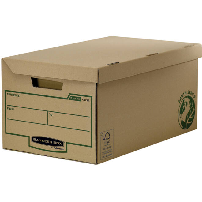 Archiefdoos Bankers Box Earth flip top bruin