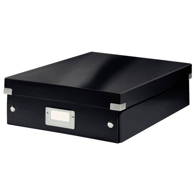 Opbergdoos Leitz Wow Click & Store organiser 280x100x370mm middelgroot zwart
