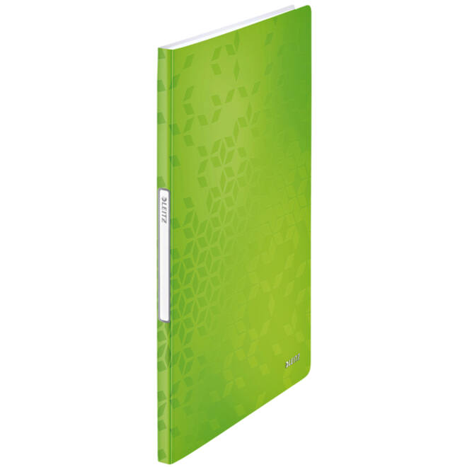 Showmap Leitz WOW A4 20-tassen PP groen