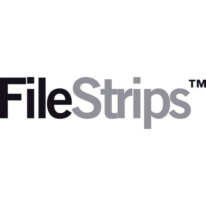 Filestrip GBC 34-gaats A4 transparant 100stuks
