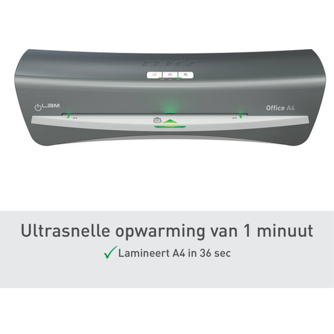 Lamineermachine Leitz iLAM Office A4 zilver