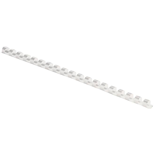 Bindrug Fellowes 6mm 21rings A4 wit 100stuks