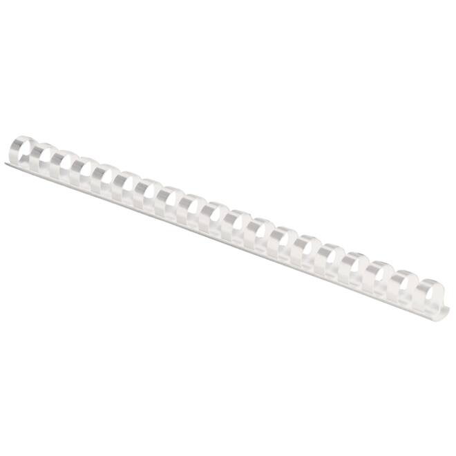 Bindrug Fellowes 12mm 21rings A4 wit 100stuks