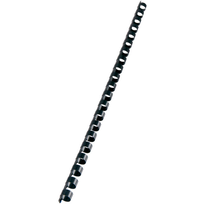 Bindrug GBC 10mm 21rings A4 zwart 100stuks