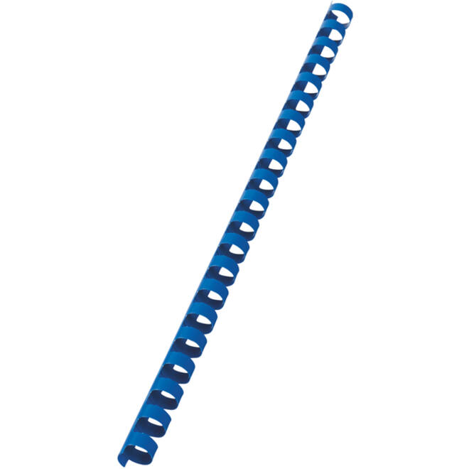 Bindrug GBC 12mm 21rings A4 blauw 100stuks