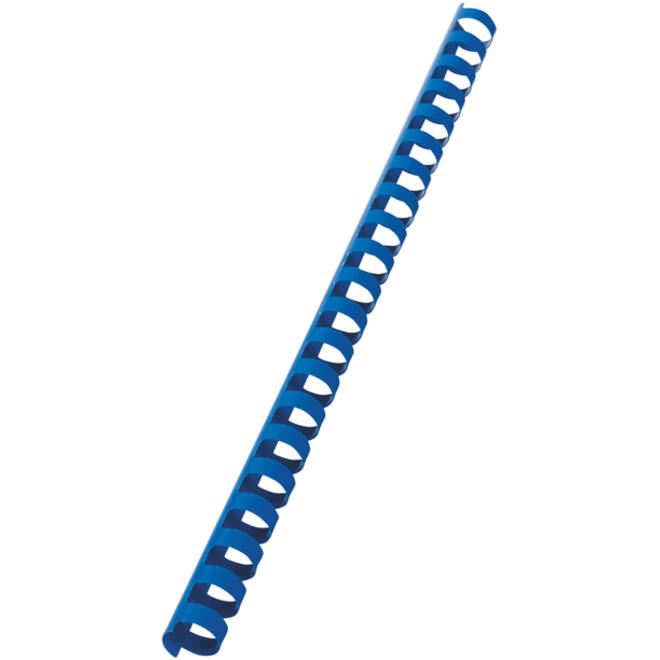 Bindrug GBC 16mm 21rings A4 blauw 100stuks