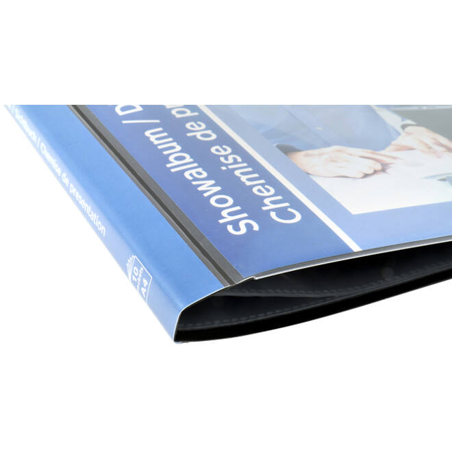 Showmap Opus 2 A4 frontview 10-tassen antraciet