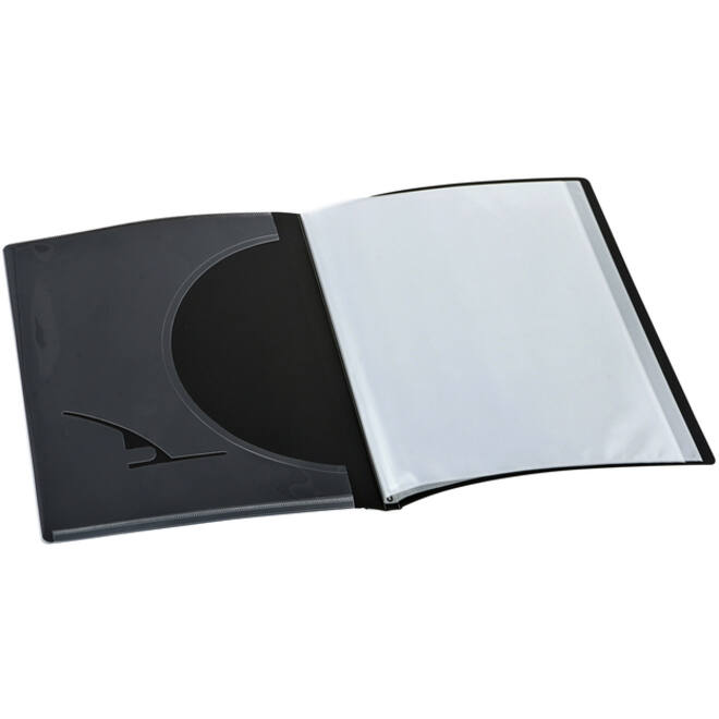 Showmap Opus 2 A4 frontview 10-tassen antraciet
