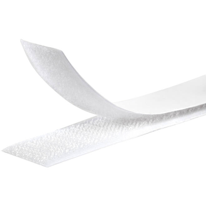 Klittenband Folia 20mmx2m wit