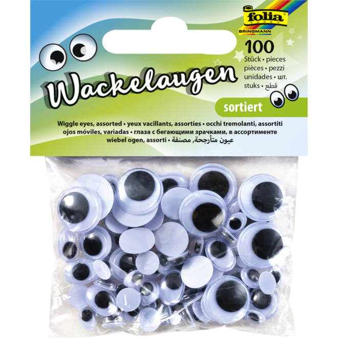 Wiebelogen Folia 100 stuks 6 formaten wit