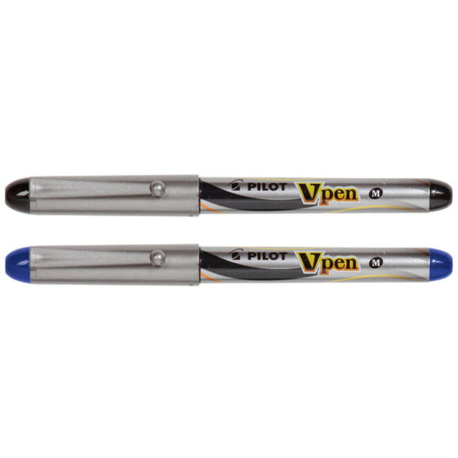 Vulpen Pilot Vpen medium zilver/blauw