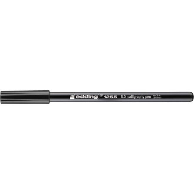 Kalligrafiepen edding 1255 5.0mm zwart
