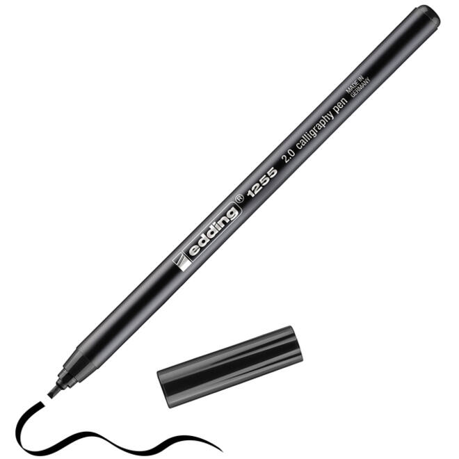 Kalligrafiepen edding 1255 2.0mm zwart