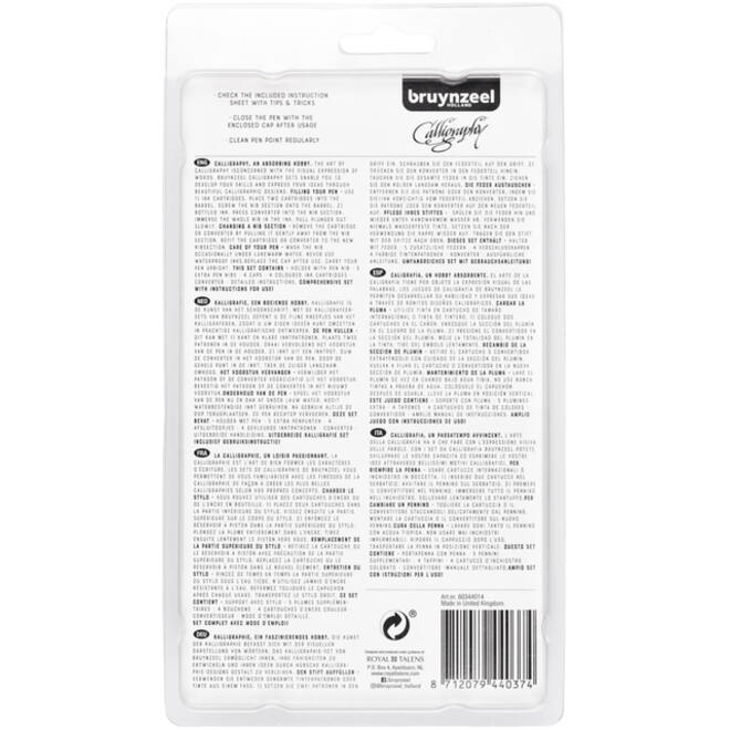 Kalligrafiepen Bruynzeel luxe set 60344014