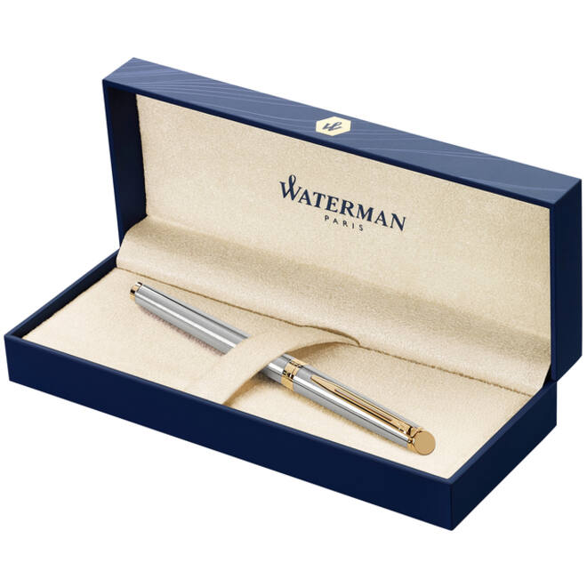 Vulpen Waterman Hémisphère stainless steel GT fijn