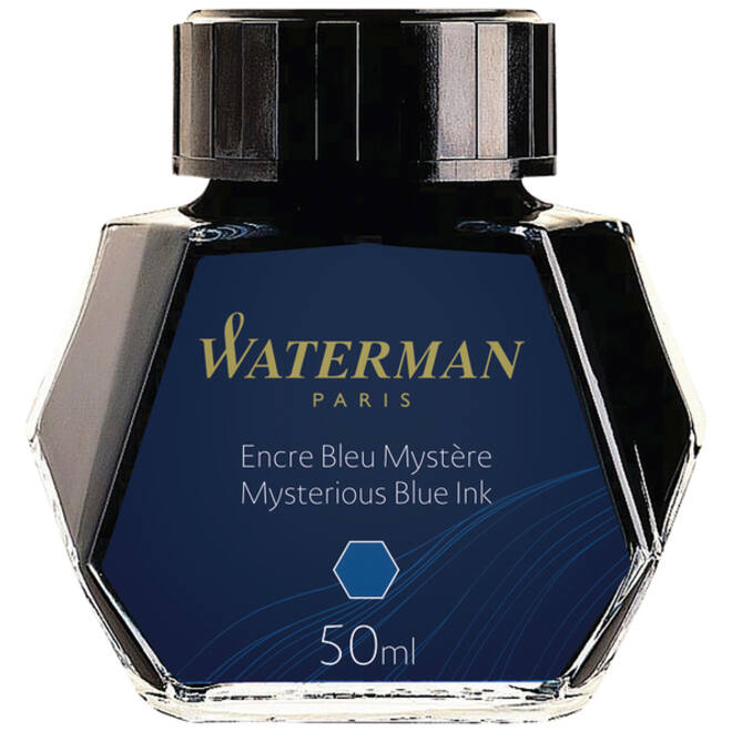 Vulpeninkt Waterman 50ml standaard blauw-zwart