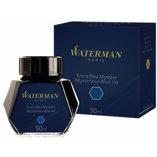Vulpeninkt Waterman 50ml standaard blauw-zwart