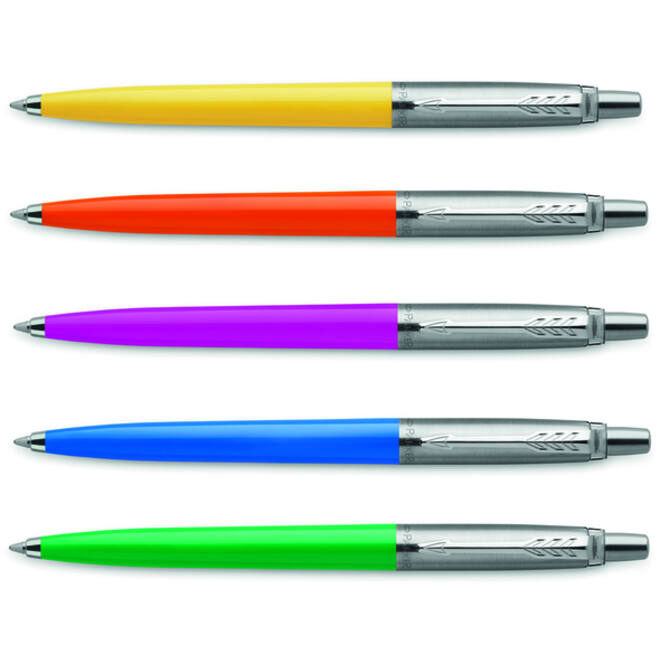 Balpen Parker Jotter Original CT M transitbox 20 assortikleuren