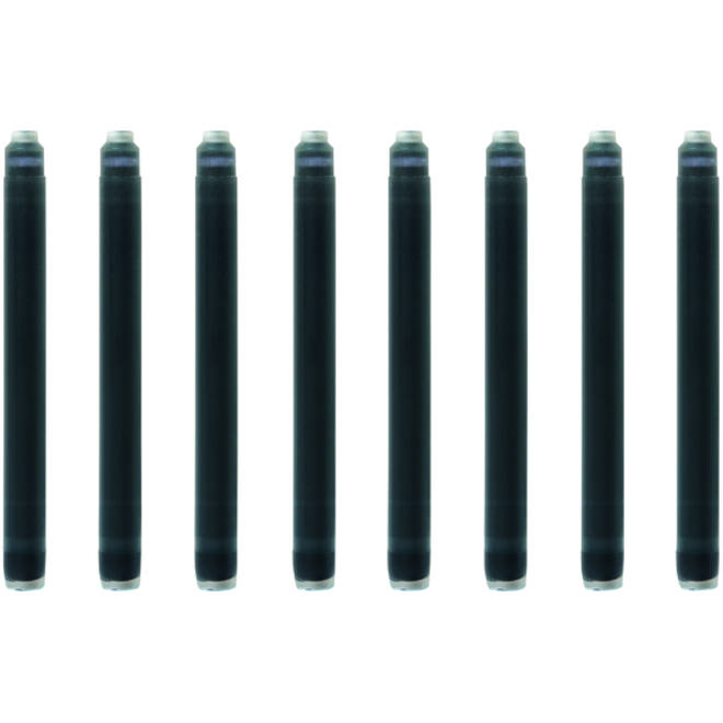 Inktpatroon Waterman nr 23 lang zwart pak à 8 stuks
