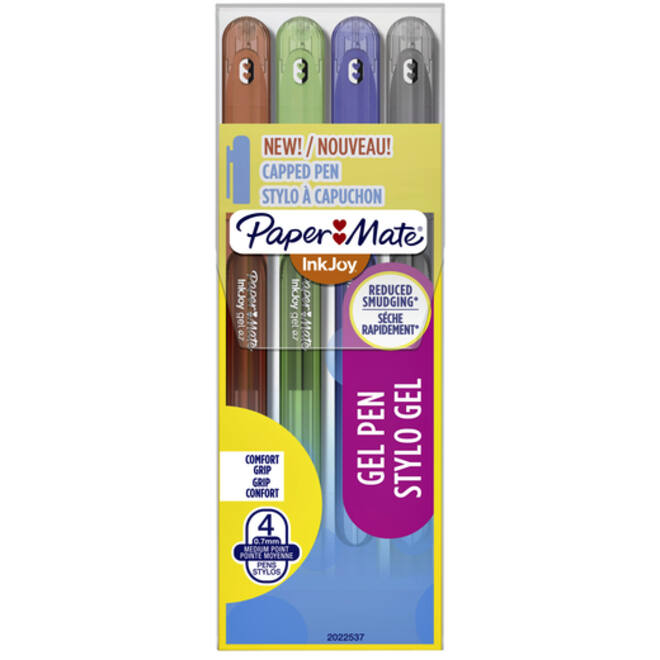 Gelschrijver Paper Mate Inkjoy 600 stick STD assorti